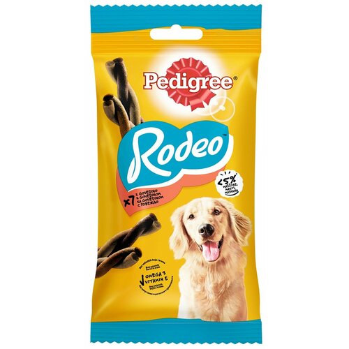 Лакомство для собак Pedigree Rodeo мясные косички, 123 г фото, описание