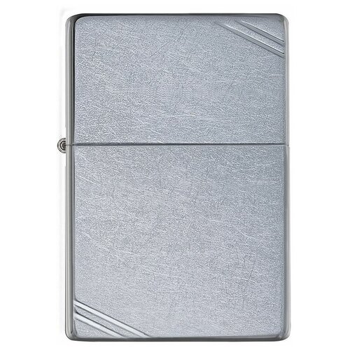 Zippo Vintage зажигалка бензиновая Slashes Street Chrome 1 шт. 1 шт. 125 мл 55 г фото, описание