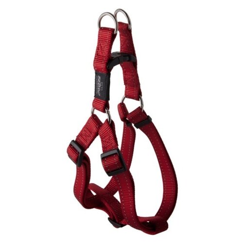 Шлейка Rogz Step-In Harness L (SSJ06), обхват шеи 34-56  см, красный, L фото, описание