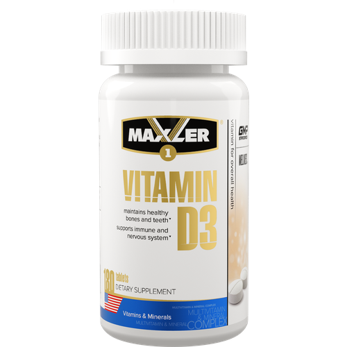 Maxler Vitamin D3 таб., 140 г, 180 шт. фото, описание