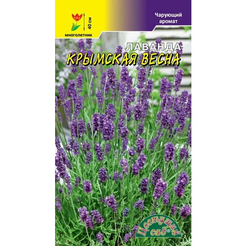 фото Лаванда Крымская весна (семена Цветущий сад), 0,1 г, купить онлайн за 57 рубл.