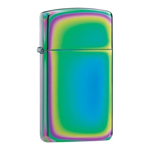 Zippo Slim зажигалка бензиновая Spectrum  43 г фото, описание