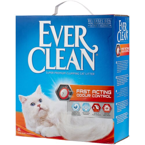 фото Комкующийся наполнитель Ever Clean Fast Acting, 6л, 1 шт., купить онлайн за 2948 рубл.