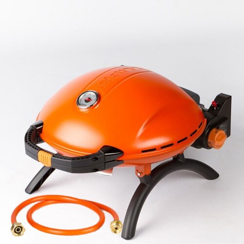 Газовый гриль O-GRILL 800T orange + адаптер А + шланг O-Hose в подарок фото, описание