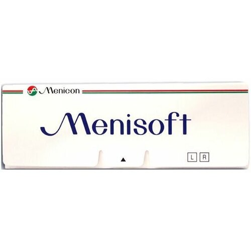 Контактные линзы Menicon Menisoft, 3 шт., R 8,6, D -3,5, прозрачный, 1 уп. фото, описание