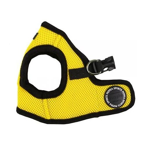 Шлейка Puppia Soft vest harness B желтая, XXXL фото, описание