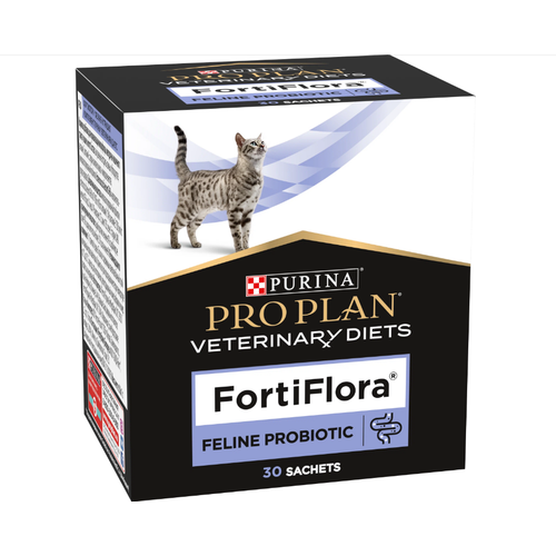 FortiFlora (ФортиФлора) пробиотик, кормовая добавка для кошек 1г фото, описание