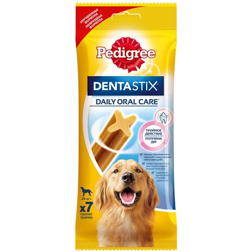 Лакомство для собак Pedigree Denta Stix для крупных пород, 270 г фото, описание