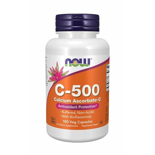 C-500 Calcium Ascorbate NOW (100 кап) фото, описание