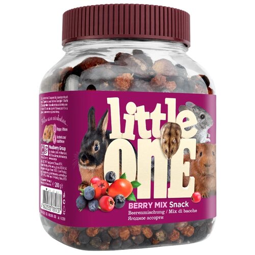 Лакомство для кроликов Little One Snack Berry mix, 200 г фото, описание