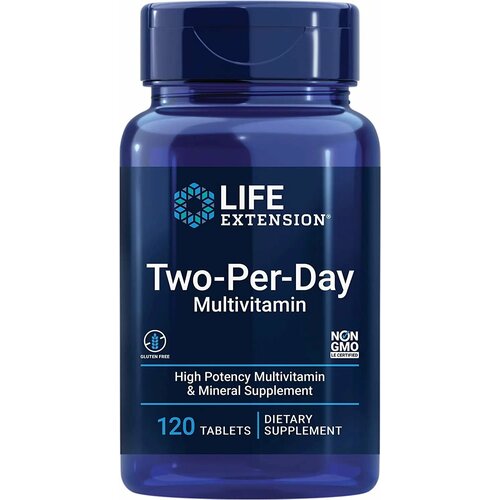 LIFE Extension Two-Per-Day Multivitamin 120 tabs фото, описание