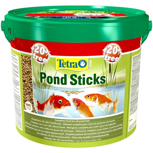 Корм Tetra Pond Sticks для прудовых рыб в палочках 12 л фото, описание