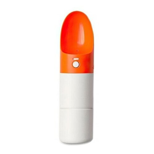 Поилка Xiaomi Moestar Rocket Portable 430 мл 0.43 л 1 шт. оранжевый/белый 20 см 5 см 6 см от USB до 1000 мА⋅ч фото, описание