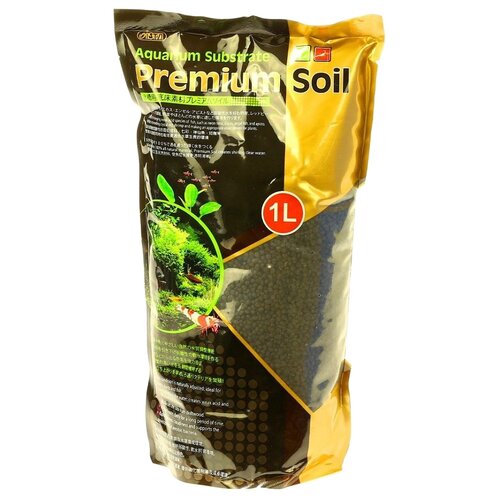 Грунт ISTA Aquarium Substrate Premium Soil 1.5-3.5 мм 1 л, 1.5-3.5 мм, 0.8 кг фото, описание