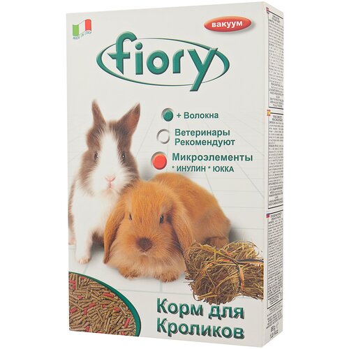 Корм для для карликовых кроликов и морских свинок Fiory Superpremium Pellettato , 850 г фото, описание