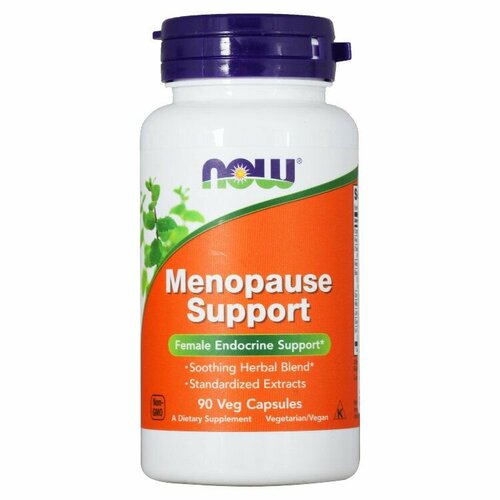 NOW Menopause Support Менопауза саппорт ( сбалансированный комплекс для женщин) 90 капсул фото, описание