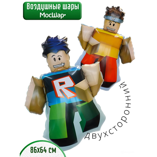 Воздушный Шар Роблокс Roblox Фигура Двухсторонний 86 см фото, описание