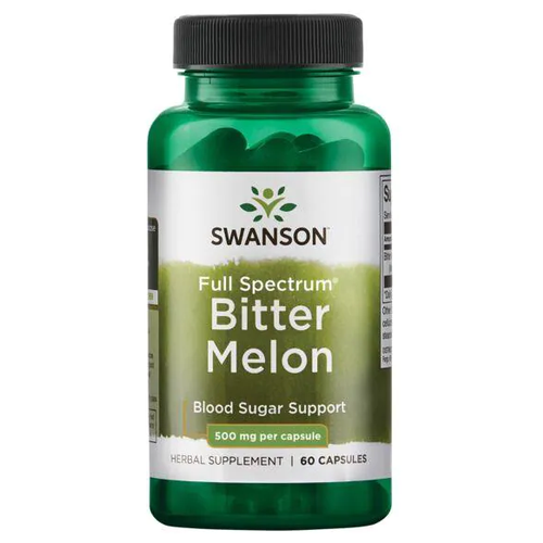 Swanson Full Spectrum Bitter Melon (Горькая дыня полного спектра) 500 мг 60 капсул фото, описание