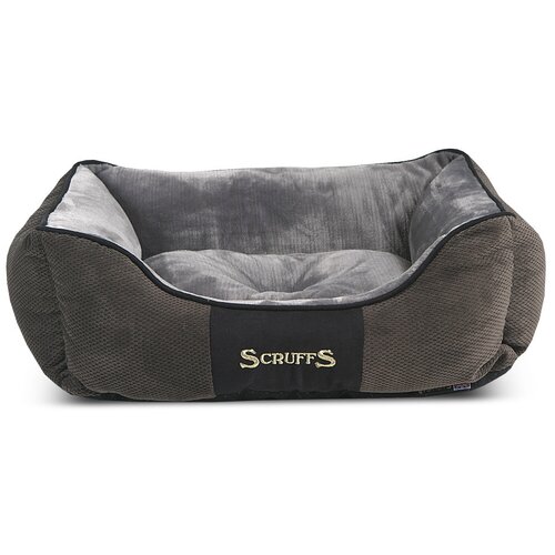 Лежак для собак и кошек Scruffs Chester Box Bed 50х40х13 см 50 см 40 см серый 13 см фото, описание