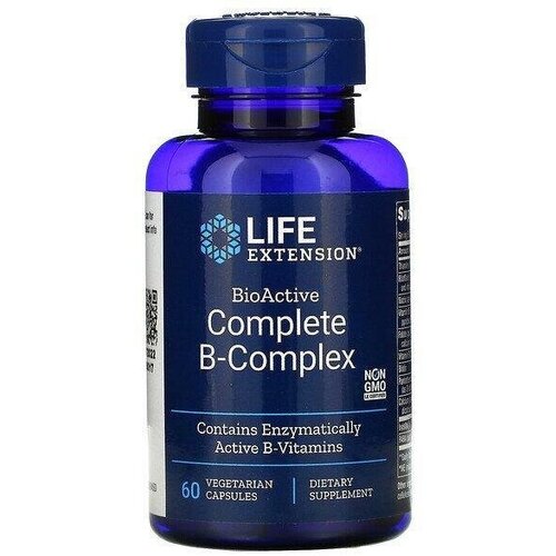 LIFE Extension BioActive Complete B-Complex 60 vcaps фото, описание