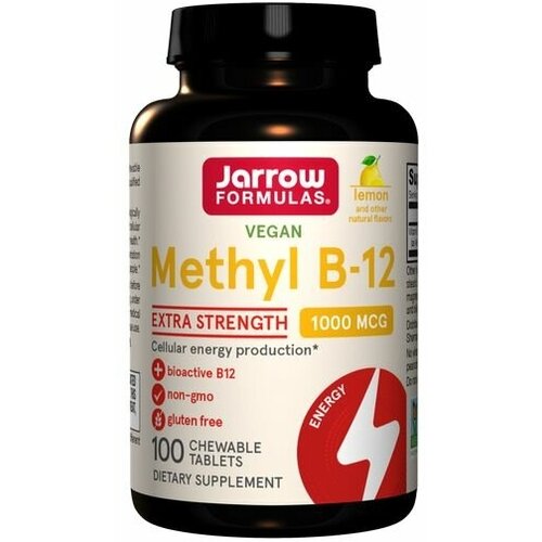 Таблетки Jarrow Formulas Methyl B-12, 80 г, 1000 мкг, 100 шт. фото, описание