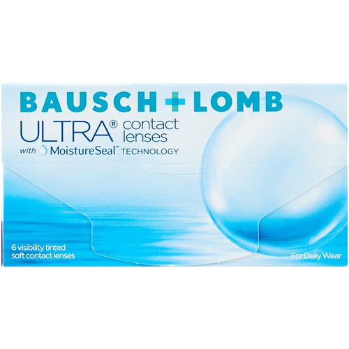 Контактные линзы Bausch & Lomb Ultra, 6 шт., R 8,5, D -0,5, 1 уп. фото, описание