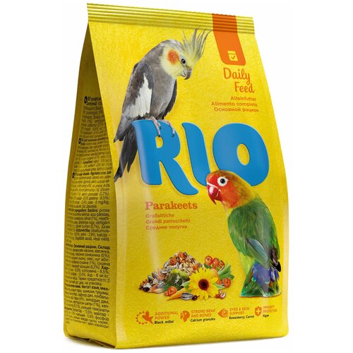 RIO корм Daily feed для средних попугаев, 500 г фото, описание