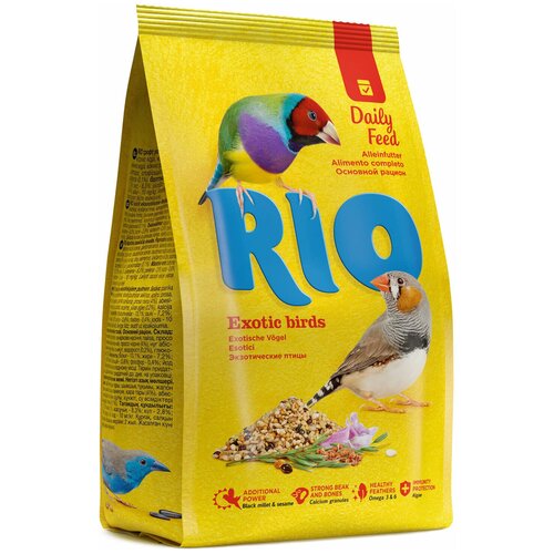 RIO корм Daily feed для экзотических птиц, 500 г фото, описание