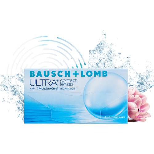 Контактные линзы Bausch & Lomb Ultra, 3 шт., R 8,5, D -9,5, 1 уп. фото, описание