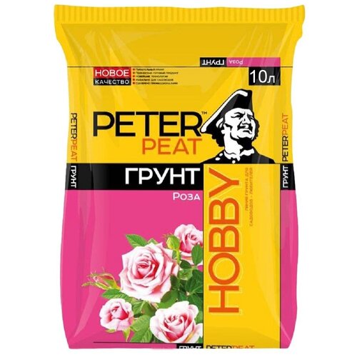 Грунт PETER PEAT Линия Hobby Роза, 10 л, 3.5 кг фото, описание