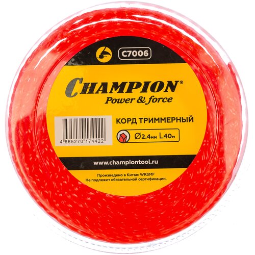 Леска (корд) CHAMPION Twisted Square 2.4 мм фото, описание