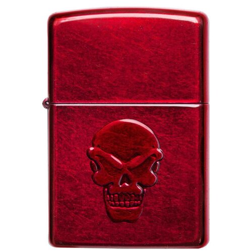 Оригинальная бензиновая зажигалка ZIPPO 21186 Doom с покрытием Candy Apple Red фото, описание