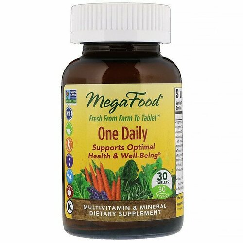 MegaFood One Daily 30 Tablets фото, описание