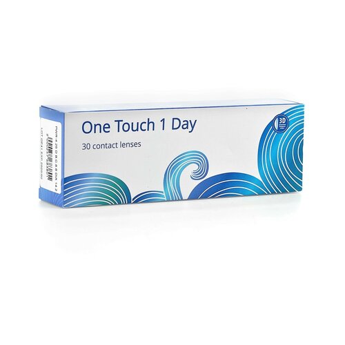 Контактные линзы OKVision One Touch 1 Day, 30 шт., R 8,6, D -1,25, 1 уп. фото, описание