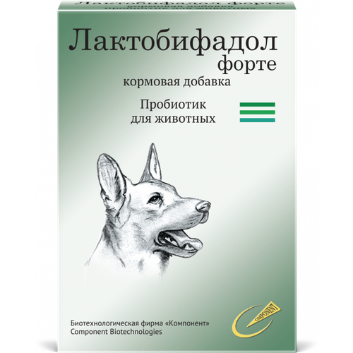 Порошок Компонент Лактобифадол Форте для собак, 50 г, 1уп. фото, описание