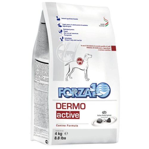 Сухой корм для собак Forza10 Active, при дерматологических заболеваниях 1 уп. х 1 шт. х 4000 г фото, описание