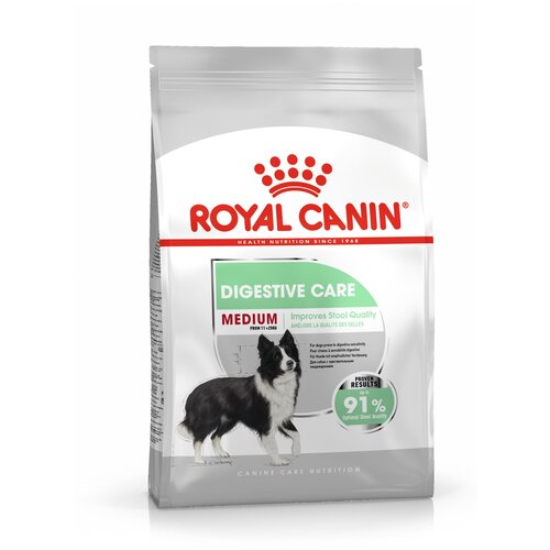 ROYAL CANIN MEDIUM DIGESTIVE CARE 3 кг сухой корм для взрослых и стареющих собак средних размеров с чувствительным пищеварением 3 шт фото, описание