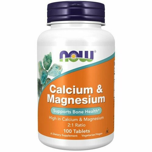 Now foods Calcium & Magnesium 100 таб фото, описание