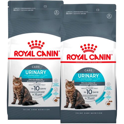 ROYAL CANIN URINARY CARE для взрослых кошек при мочекаменной болезни (4 + 4 кг) фото, описание