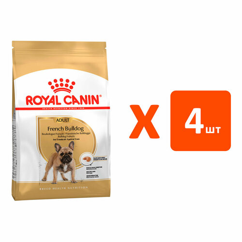 ROYAL CANIN FRENCH BULLDOG ADULT для взрослых собак французский бульдог (3 кг х 4 шт) фото, описание