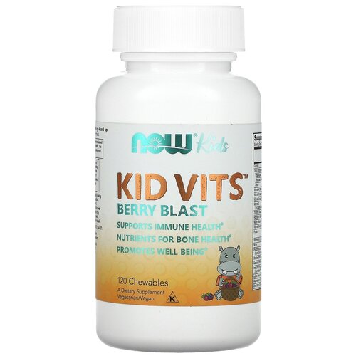 Kid Vits Berry Blast таб жев., 250 г, 120 шт., ягодный фото, описание