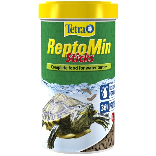 Корм основной для водных черепах Tetra Reptomin Sticks 500 ml фото, описание