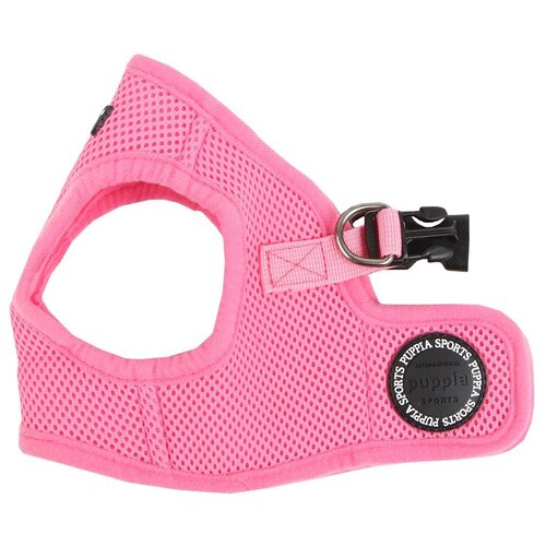 фото Шлейка Puppia Soft vest harness B, обхват шеи 53  см, розовая, купить онлайн за 2925 рубл.