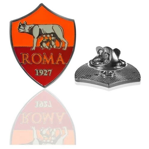 Roma FC, Атрибутика для болельщиков итальянской Ромы, значок Рома фото, описание