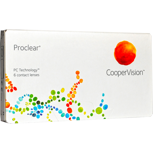 Контактные линзы CooperVision Proclear.., 6 шт., R 8,6, D +8, прозрачные, 1 уп. фото, описание