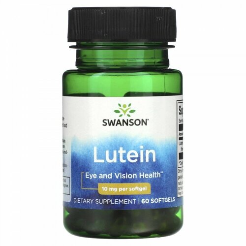 фото Lutein, 10 мг, 100 г, 60 шт., купить онлайн за 750 рубл.