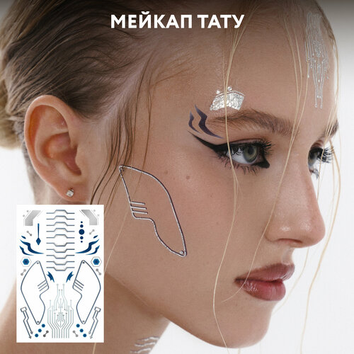 MIAMITATS Набор переводных мейкап тату FACE TATTOOS Cyberpunk фото, описание