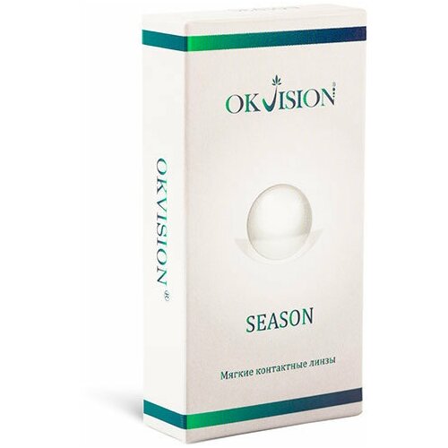 Контактные линзы OKVision Season, 2 шт., R 8,6, D -3, 1 уп. фото, описание