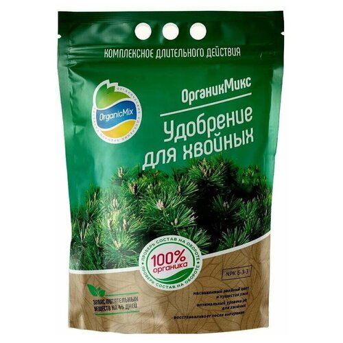 Удобрение Organic Mix для хвойных, 2800 г, 1 уп. фото, описание