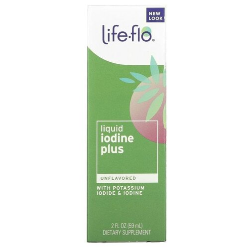 Капли Life-Flo Liquid Iodine Plus, 130 г, 59 мл, 150 мкг/доза фото, описание